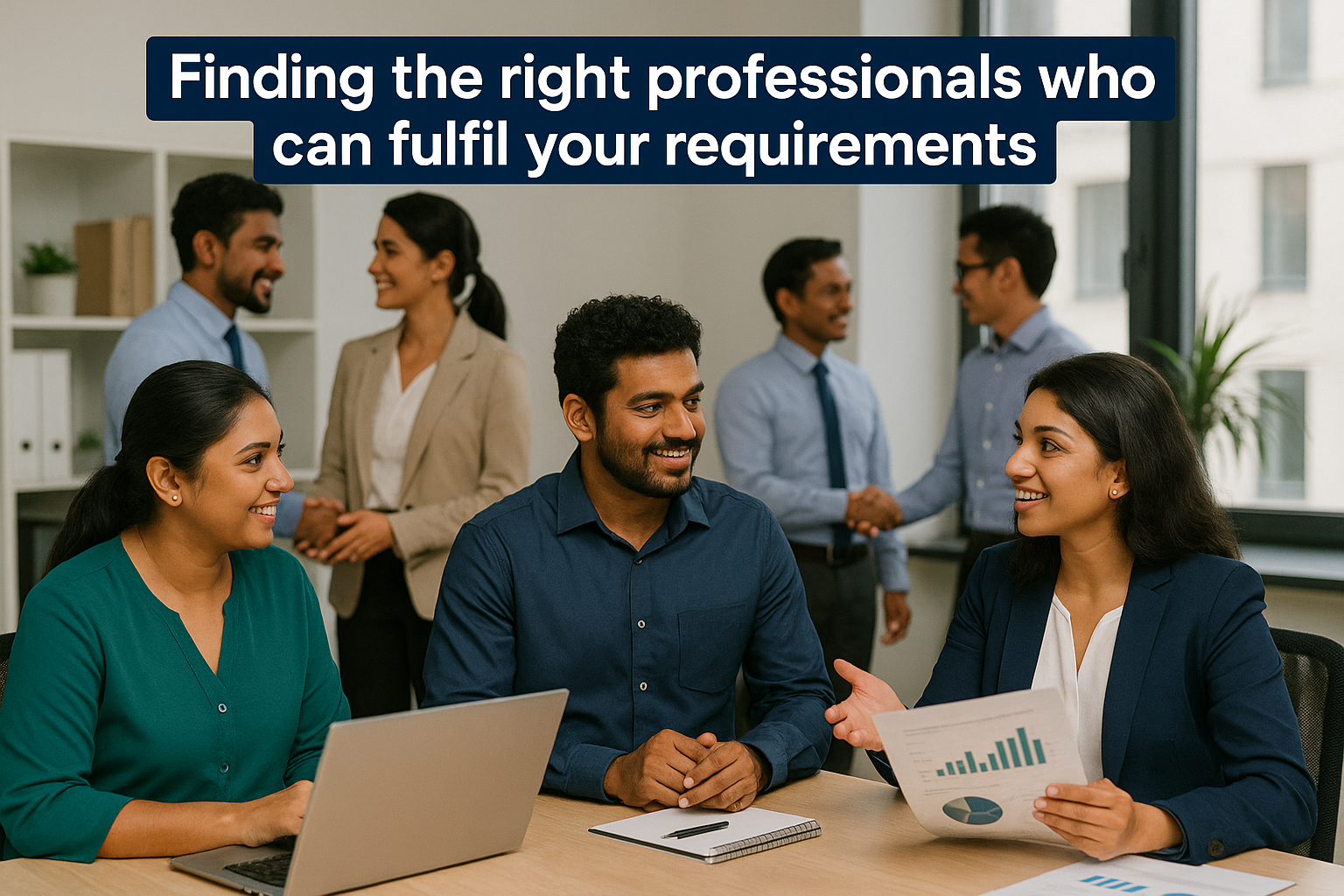 Finding the right professionals who can fulfil your requirements